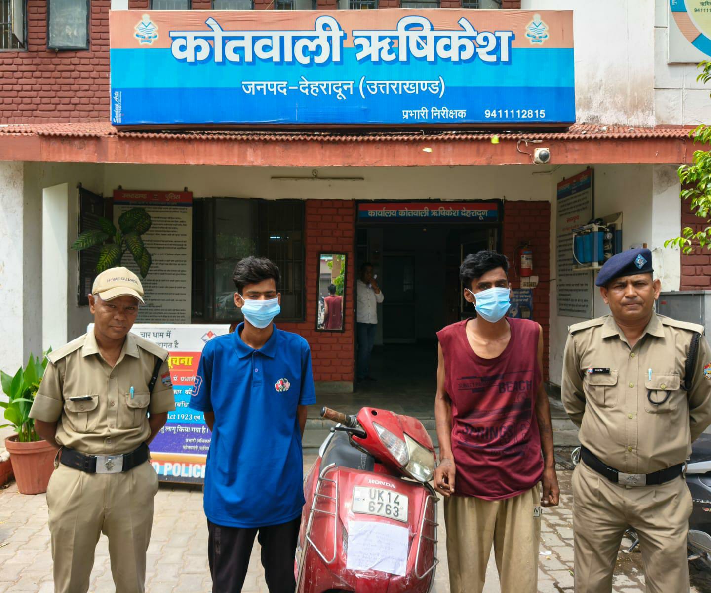 वाहन चोरी की घटना का दून पुलिस ने किया खुलासा